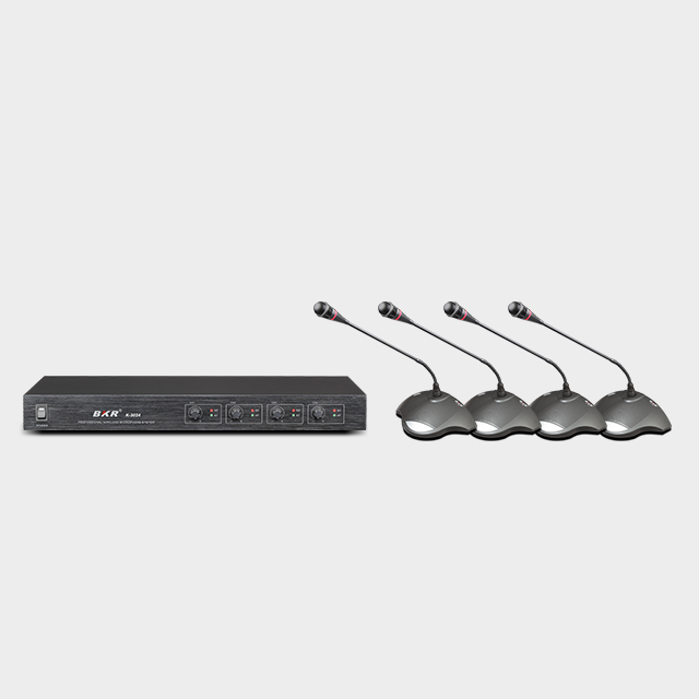 VHF 4CH Wireless Conference Microphone System